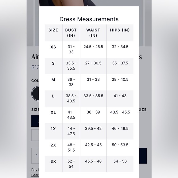 NWT Spanx Perfect Fitted Dress Black Sizes Large and Small - Picture 6 of 8